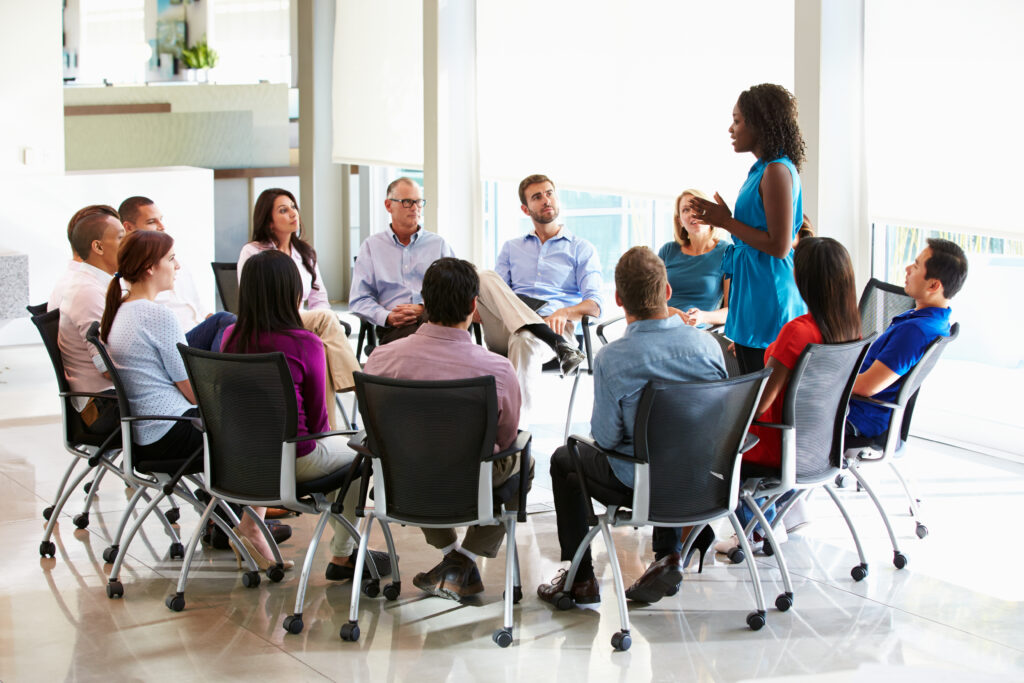Training event for sales teams